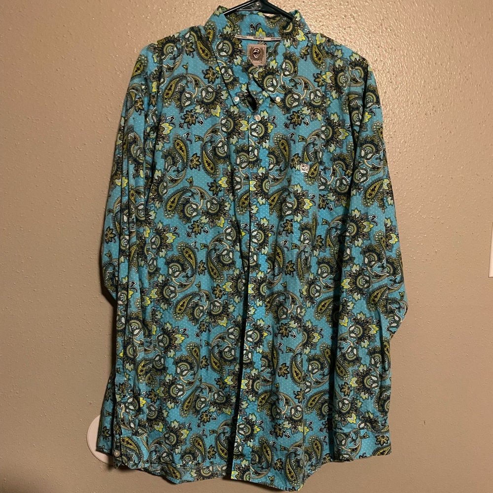 Cinch Button Up